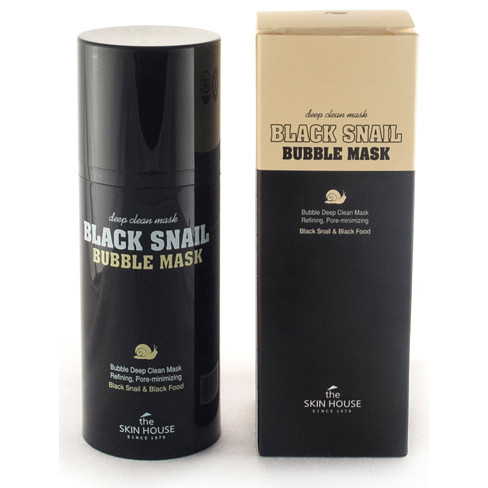 Black Snail Bubble Mask