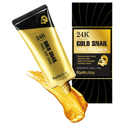 24K Gold Snail Peel Off Pack